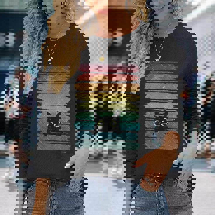 梅雨の好奇心 長袖Tシャツ 彼女への贈り物