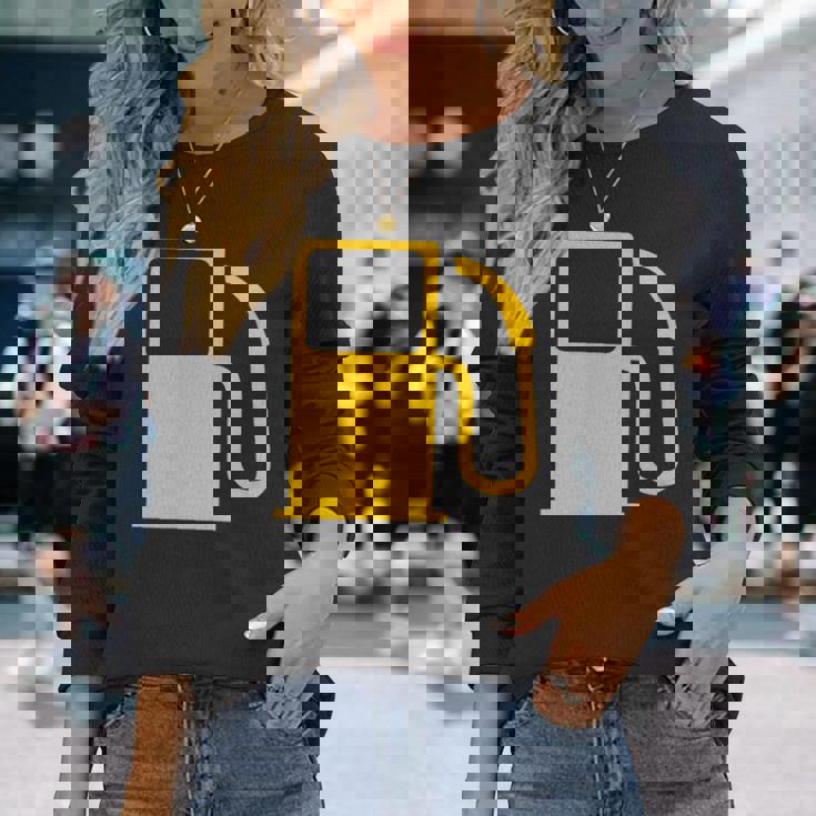 燃料インジケーターリフィル 長袖Tシャツ 彼女への贈り物