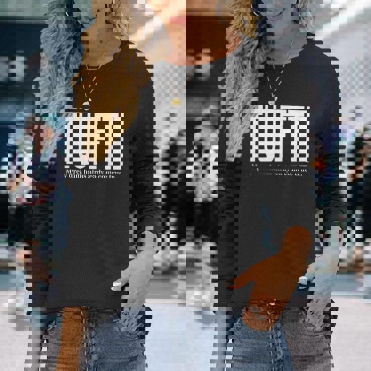 私の夢はすでに実現した 長袖Tシャツ 彼女への贈り物