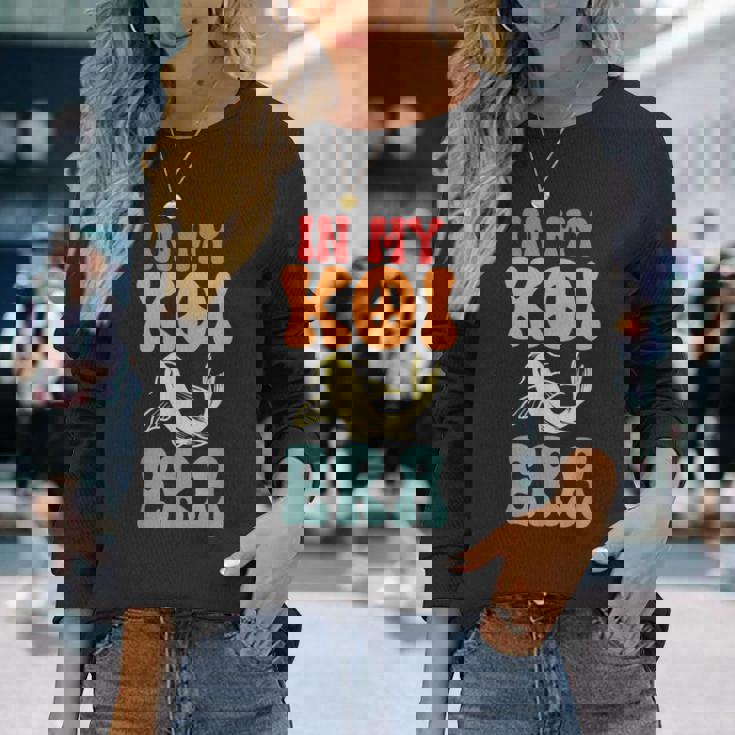 私の鯉の時代には、鯉のグッズ 長袖Tシャツ 彼女への贈り物