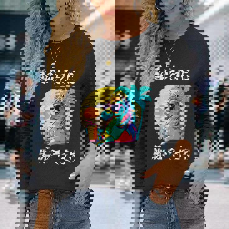 競馬 面白い 馬 ウマ 馬 ウマ レース 乗馬 メンズ おもしろグッズ ネタ 大人 男性 長袖Tシャツ 彼女への贈り物