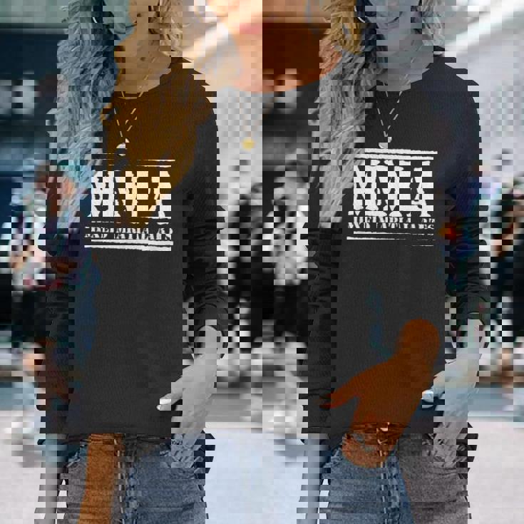 総合格闘技総合格闘技 長袖Tシャツ 彼女への贈り物