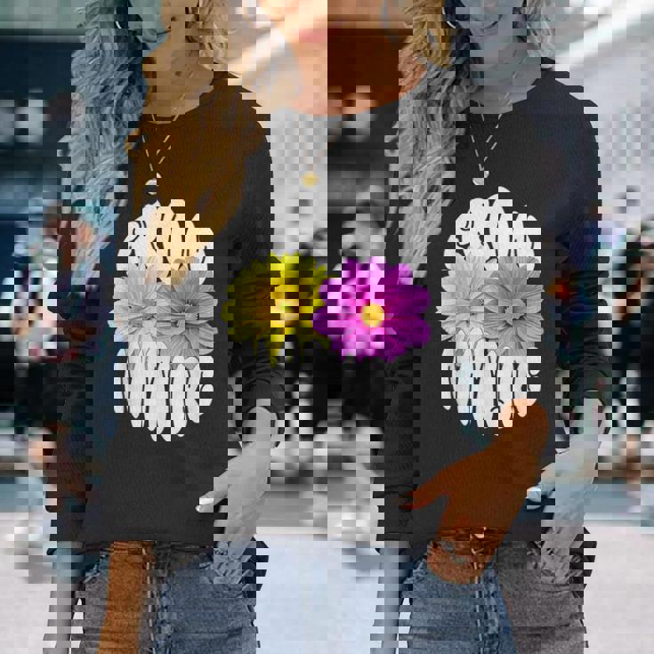 花 可愛い 自然からの贈り物 From Natre 長袖Tシャツ 彼女への贈り物