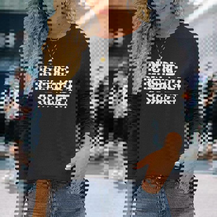 退職研究科 長袖Tシャツ 彼女への贈り物