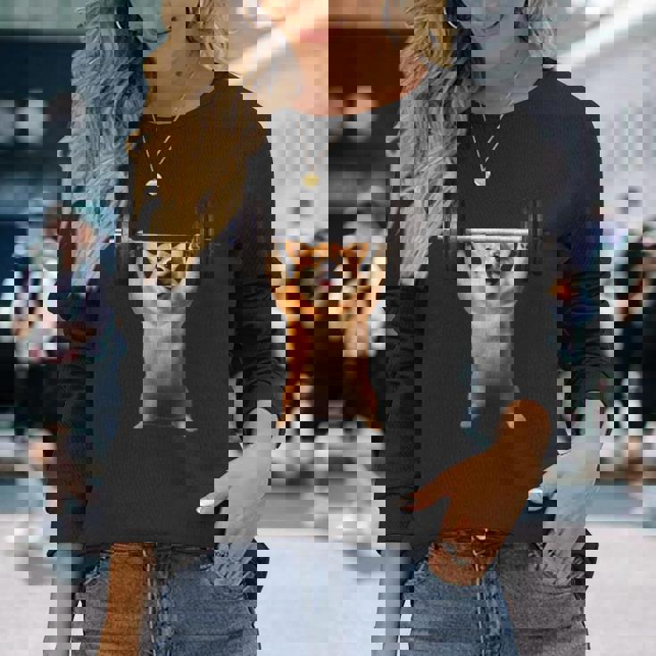 面白いtシャツ コーギー 犬 イヌ わんこ メンズ 犬好き グッズ かわいい 面白い 服 ネタ 筋トレ 長袖Tシャツ 彼女への贈り物