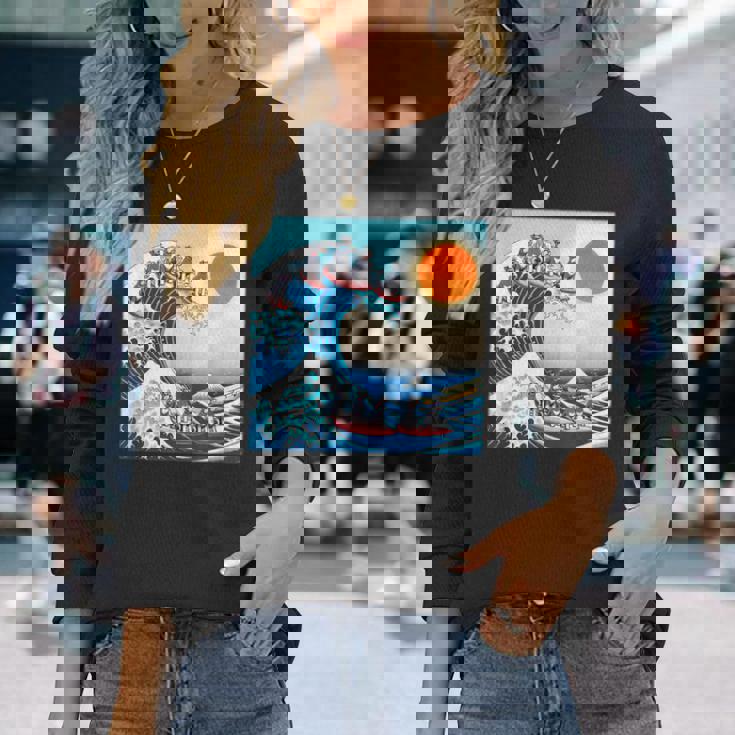 面白いtシャツ シュナウザー 犬 イヌ わんこ メンズ 犬好き グッズ かわいい おもしろ 面白い 服 ネタ 長袖Tシャツ 彼女への贈り物