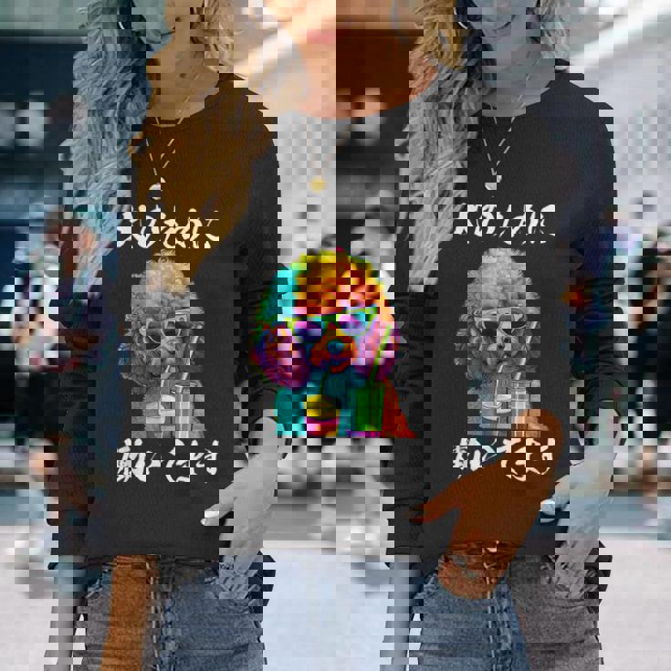 面白いtシャツ トイプードル イヌ わんこ メンズ 犬好き グッズ おもしろ 面白い 服 ネタ わんこ 長袖Tシャツ 彼女への贈り物