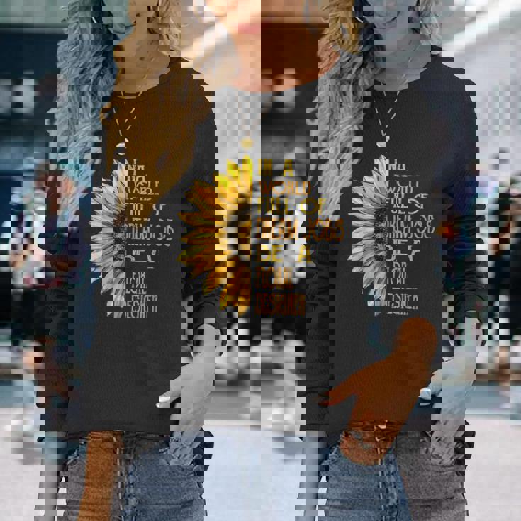 面白いひまわり柄シャツ 花柄デザイナーシャツ 長袖Tシャツ 彼女への贈り物