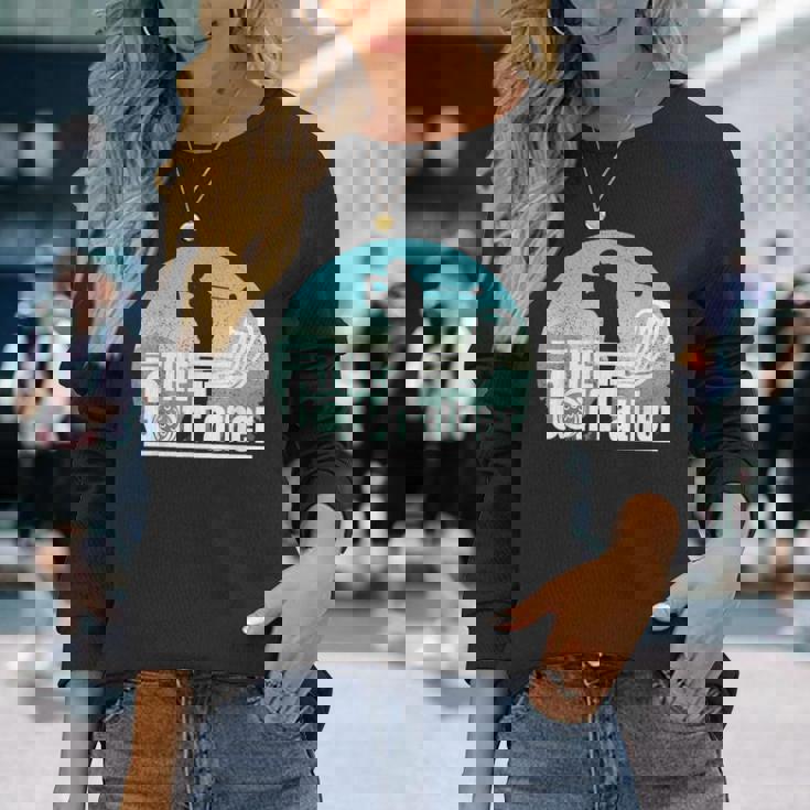 面白いゴルフグラフィック 男性用 ゴルフ父の日ゴルフ 父の日ゴルフ 長袖Tシャツ 彼女への贈り物