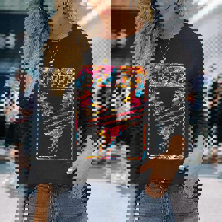 面白いフィリピンティーピノイチキンアドボ。 長袖Tシャツ 彼女への贈り物