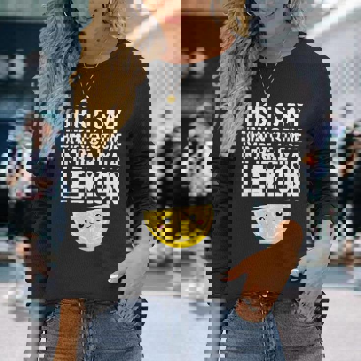 面白いレモンデザイン レモネード フルーツ愛好家 メンズ レディース キッズ 長袖Tシャツ 彼女への贈り物