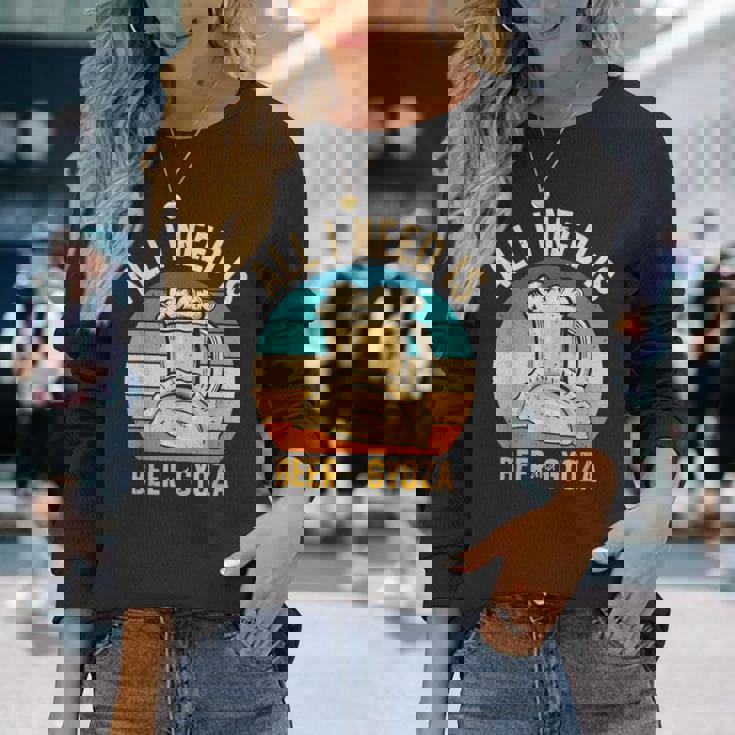 餃子 中華料理 アジアン中華鍋料理 食通 長袖Tシャツ 彼女への贈り物