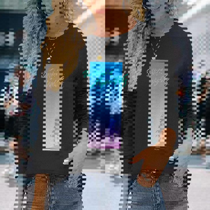 黒猫のウィズ ウィズ E 長袖Tシャツ 彼女への贈り物