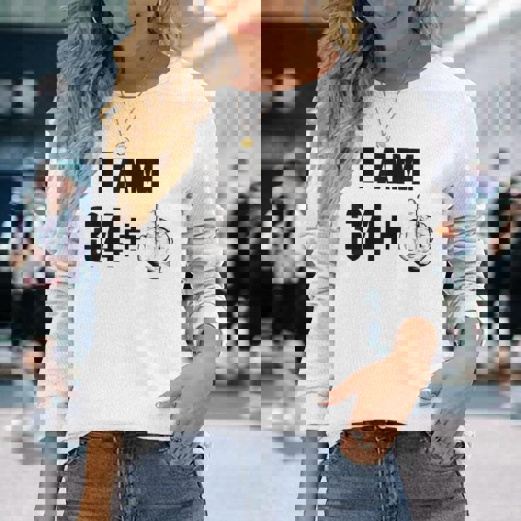 35歳の誕生日 35歳の誕生日男性 35年 35歳の人生 長袖Tシャツ 彼女への贈り物