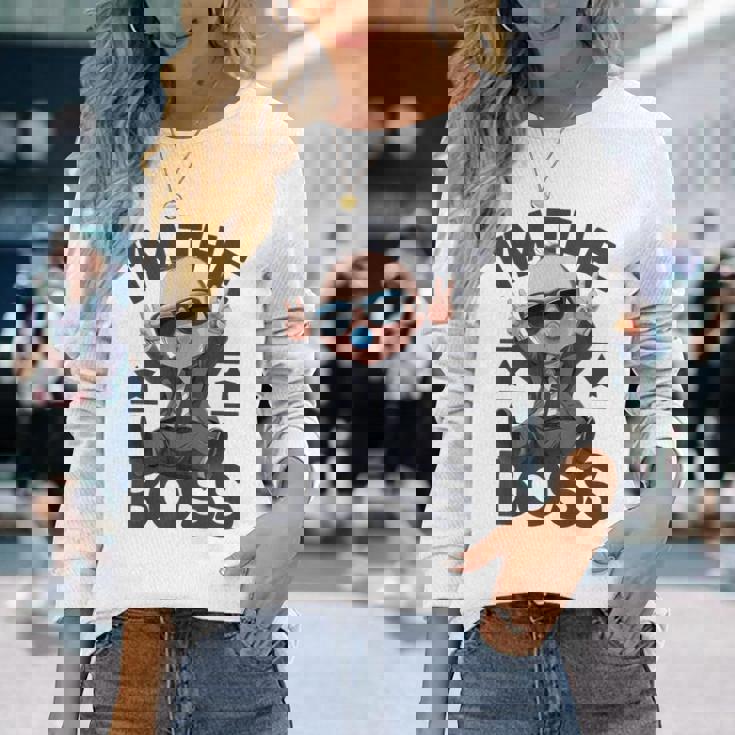 Baby Boss I'm The Boss レトロ Like A Boss キッズ 長袖Tシャツ 彼女への贈り物