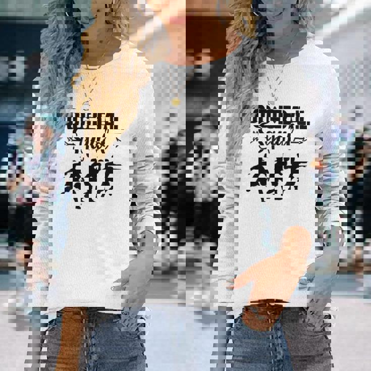 Dodgballquad Dodge Ball Game 長袖Tシャツ 彼女への贈り物