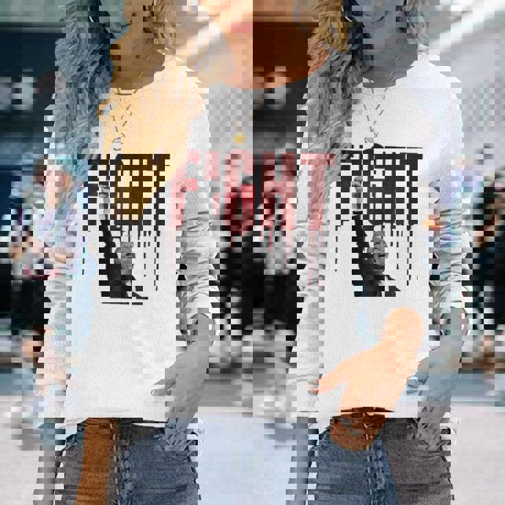 Donald Trump Fight 2024 Rally Bags And Moreupporting 長袖Tシャツ 彼女への贈り物