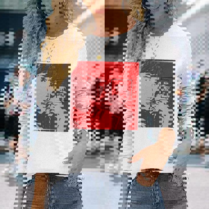 Dot Pattern Original Icon Official Illustration Red 長袖tシャツ 長袖Tシャツ 彼女への贈り物