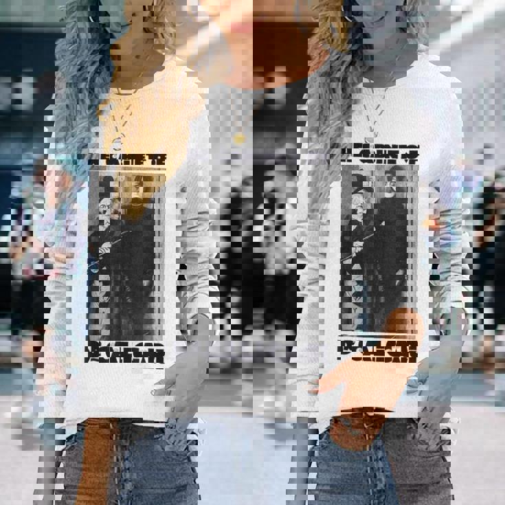 Dr Caligari ハロウィンモンスターポスター ヴィンテージホラー映画 長袖Tシャツ 彼女への贈り物