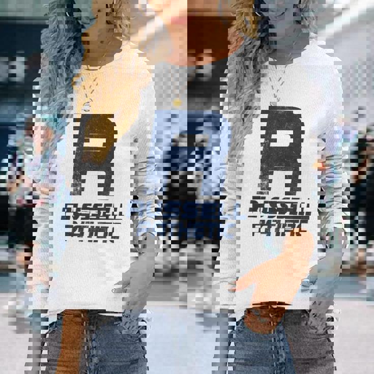 Russell Pathetic Unathletic プットダウン&インシュルト 長袖Tシャツ 彼女への贈り物