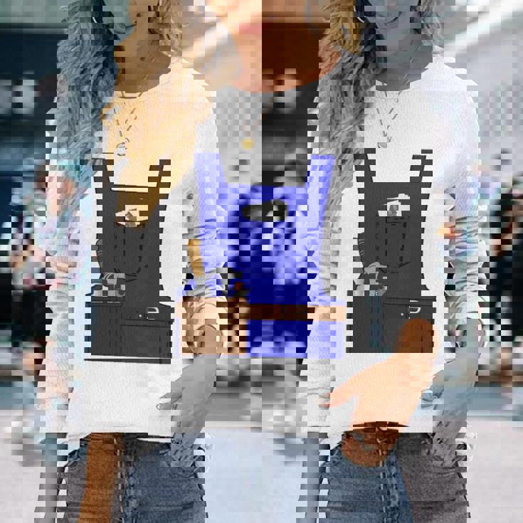 Last Minute Mason ハロウィン 労働者 グループ コスチューム 長袖tシャツ 長袖Tシャツ 彼女への贈り物