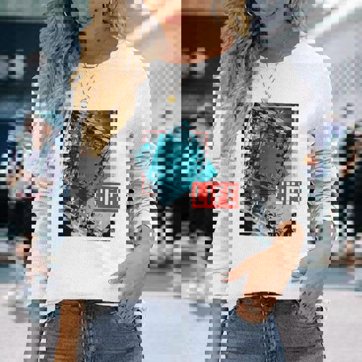 Life Picture Collection 看護学生 ／ ルーズベルト病院（1） 長袖Tシャツ 彼女への贈り物