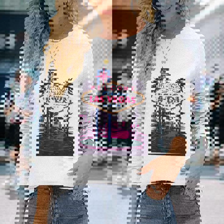 I Love Lasegas ネバダシティ ベガス お土産 ギフト ラスベガス 長袖Tシャツ 彼女への贈り物