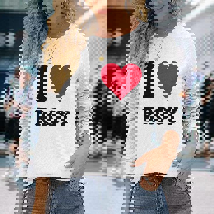 I Love Roy 長袖Tシャツ 彼女への贈り物