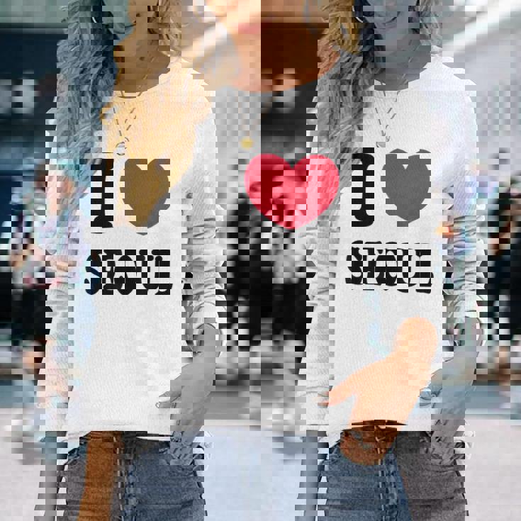 I Loveeoul アイ・ラブ・ソウル 長袖Tシャツ 彼女への贈り物