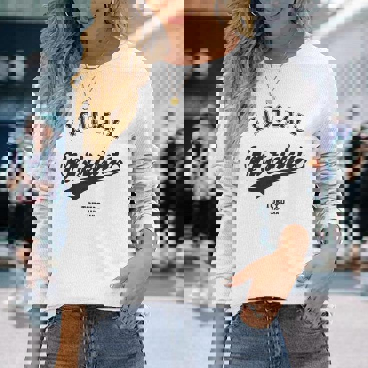 Mitaka Local 三鷹ローカル 故郷 長袖Tシャツ 彼女への贈り物