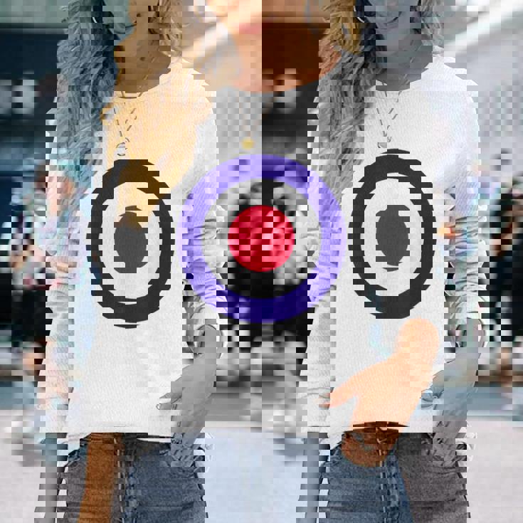 Mod Target レトロ Mods Arrow Targets ファッション 長袖Tシャツ 彼女への贈り物