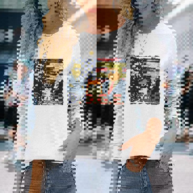 NewDoge DoGE 特殊部隊ダークdoge 長袖Tシャツ 彼女への贈り物