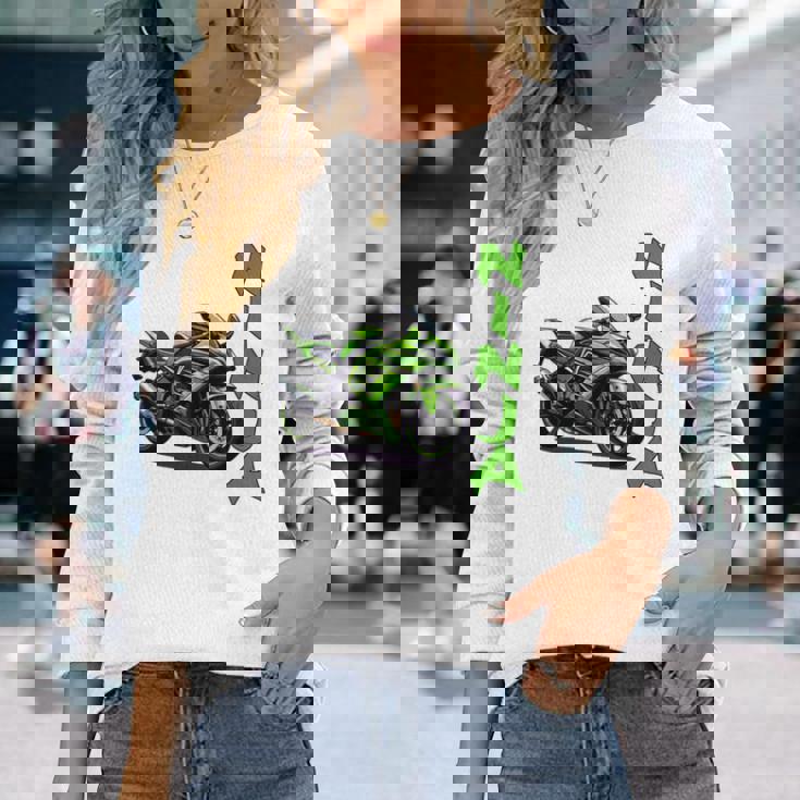 Ninjaオートバイスポーツバイク 長袖tシャツ 長袖Tシャツ 彼女への贈り物