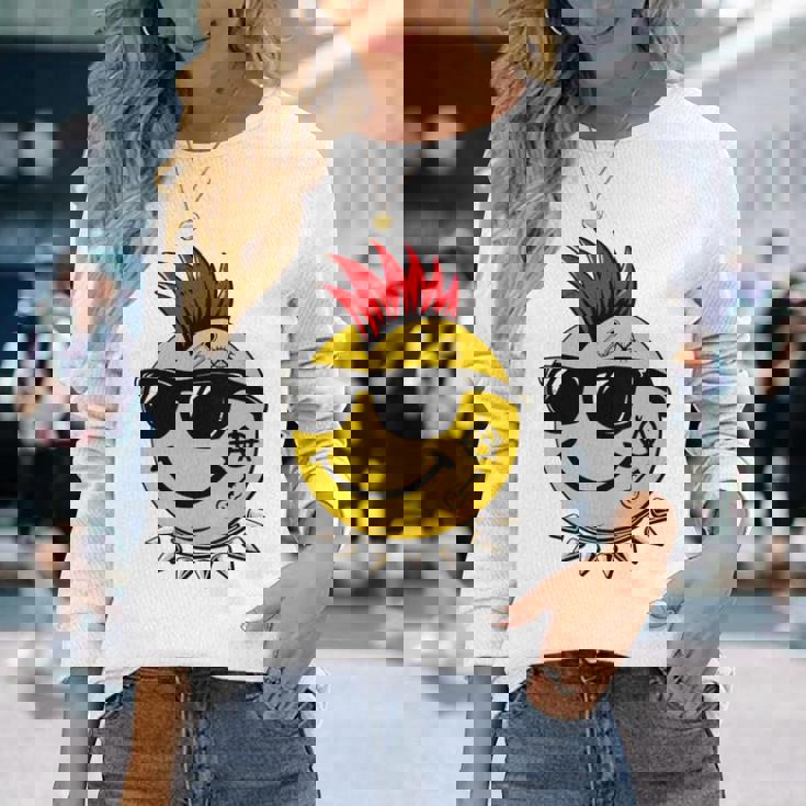 Punker Jumper Iro Anarchy Guitars Punk Rebels 長袖tシャツ 長袖Tシャツ 彼女への贈り物