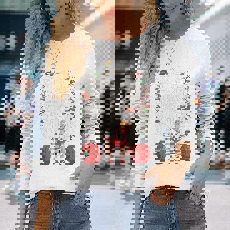 Trump It's All About The Form クリスマス ワークアウト ジム ホリデー 長袖tシャツ 長袖Tシャツ 彼女への贈り物