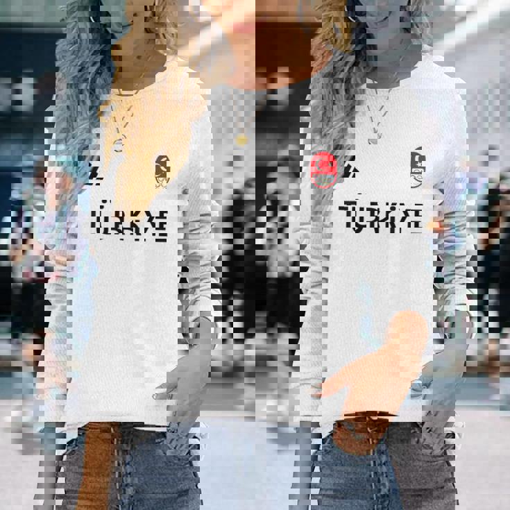 Turkiye トルコ国旗 トルコ オリンピック シューティング チーム スポーツ 長袖Tシャツ 彼女への贈り物