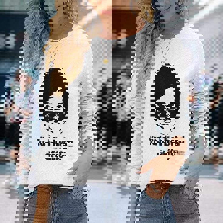 Viva La Libertad Carajo La Libertad Avanza ハビエル・ミレイ 長袖Tシャツ 彼女への贈り物