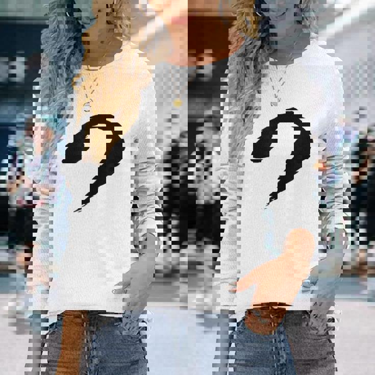 【つ】ひらがな 一文字 可愛い 日本語 面白い おもしろ ネタ 筆文字 平仮名 五十音 文字 かっこいい ウケ狙い 毛筆 長袖Tシャツ 彼女への贈り物