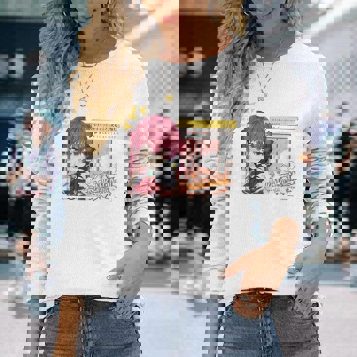 【宝鐘マリン】ホロぐら名場面 長袖Tシャツ 彼女への贈り物