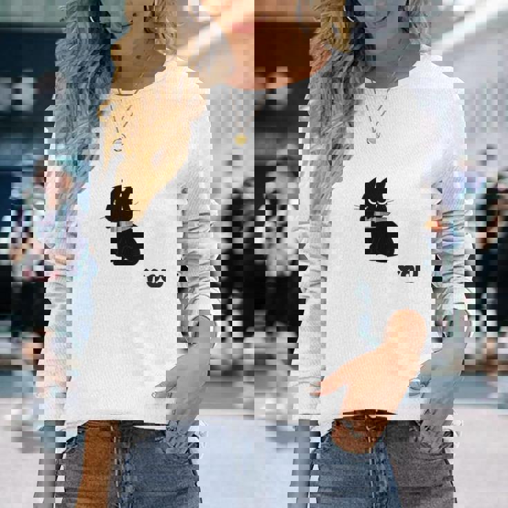 あなたを見ている 長袖tシャツ 長袖Tシャツ 彼女への贈り物