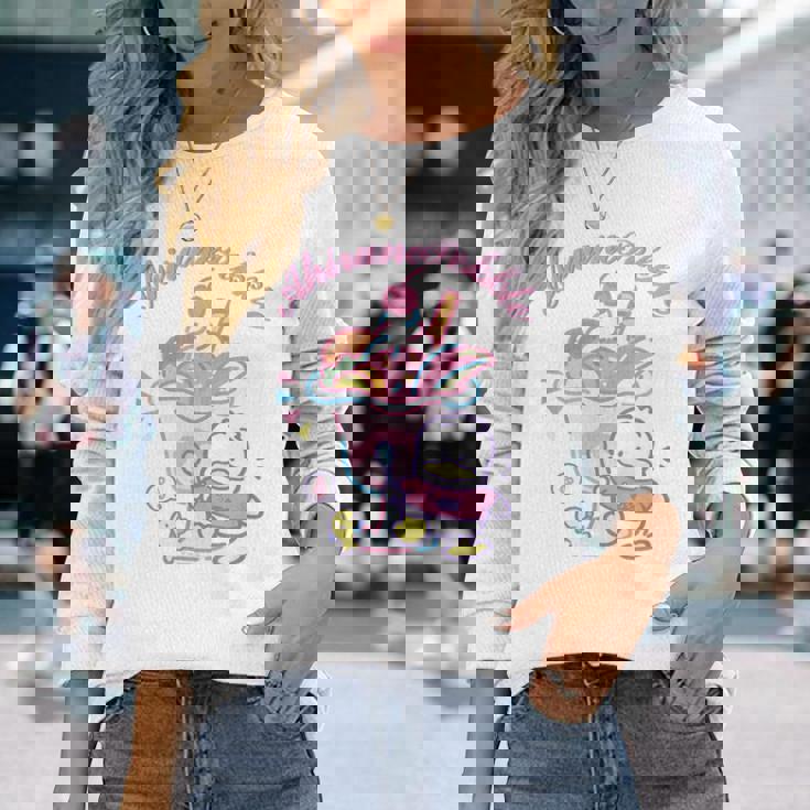 あひるのペックル スイーツpop 長袖Tシャツ 彼女への贈り物