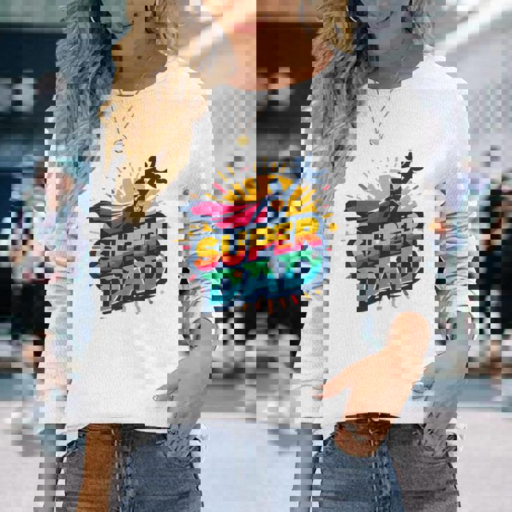 お父さんへの誕生日プレゼント -Uper Dad メンズ 長袖Tシャツ 彼女への贈り物