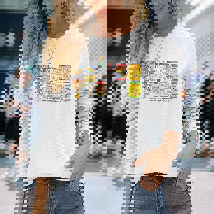 ぐでたま Supermarket 長袖Tシャツ 彼女への贈り物