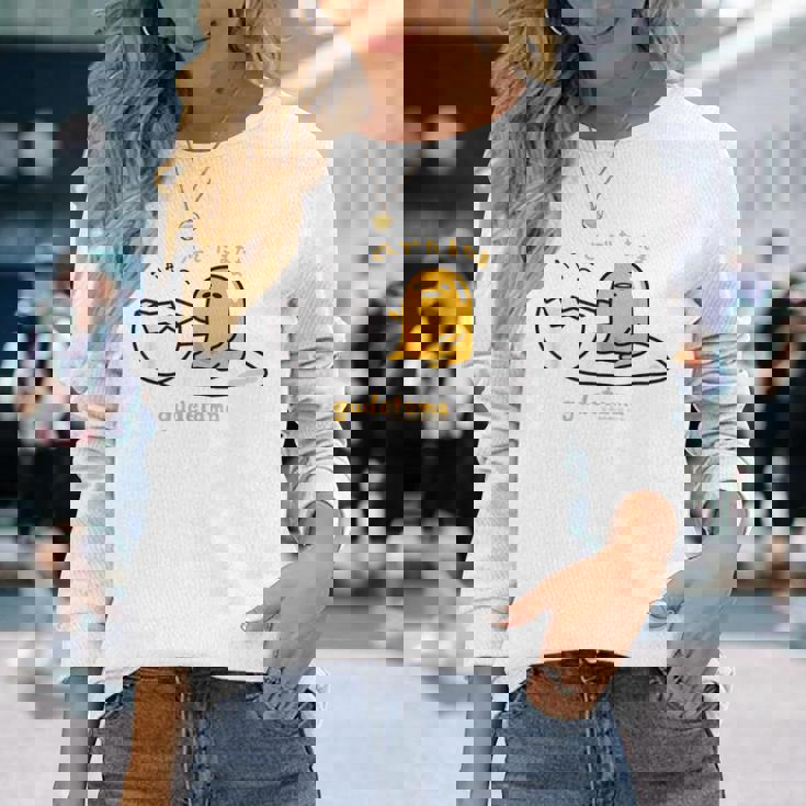 ぐでたま ぐーでたまたま ダークカラー 長袖Tシャツ 彼女への贈り物