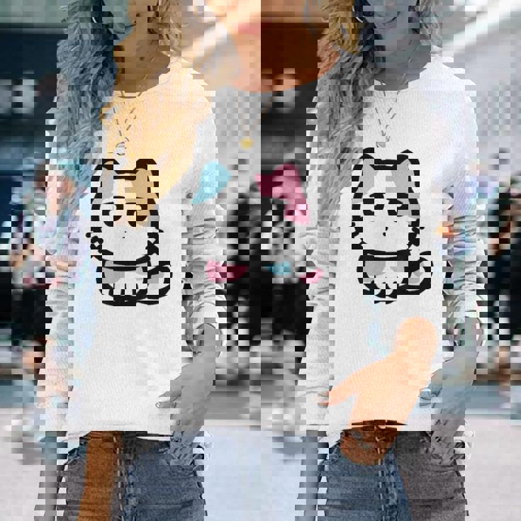 びーえするるる【Bsテレ東公式】イラストtシャツ（ホワイト） 長袖Tシャツ 彼女への贈り物