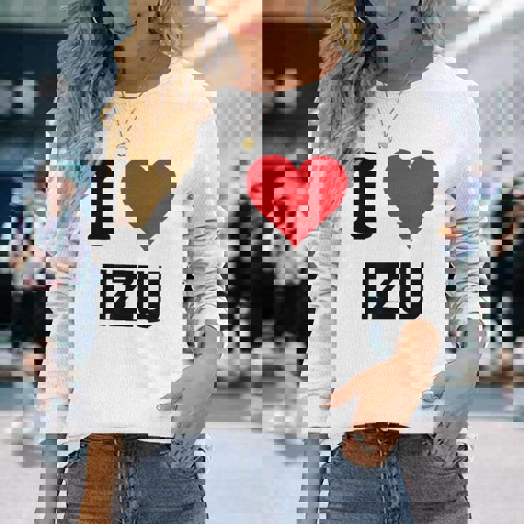 アイハート 伊豆ジャパンラブ 日本土産 長袖Tシャツ 彼女への贈り物