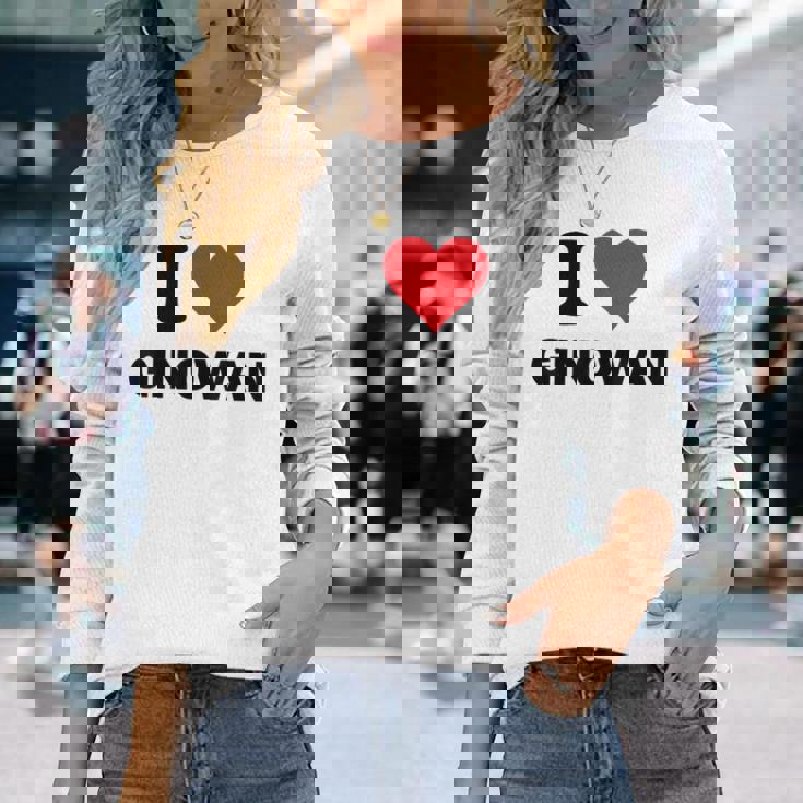 アイハート 宜野湾 Japan Love 日本土産 長袖Tシャツ 彼女への贈り物