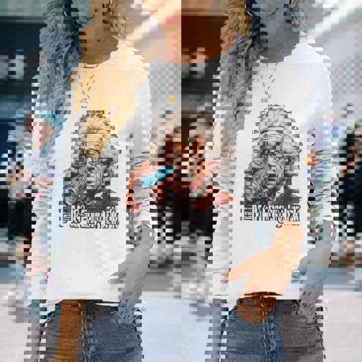 アインシュタインのブーストフォーミュラ 長袖Tシャツ 彼女への贈り物