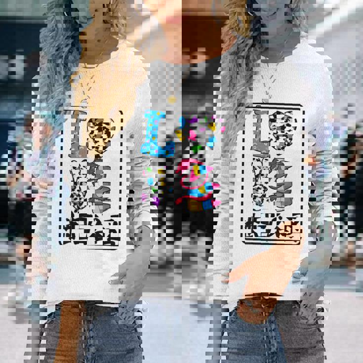 アイ・ラブ・世田谷区 I Love 世田谷区 私は愛してる世田谷区 長袖Tシャツ 彼女への贈り物