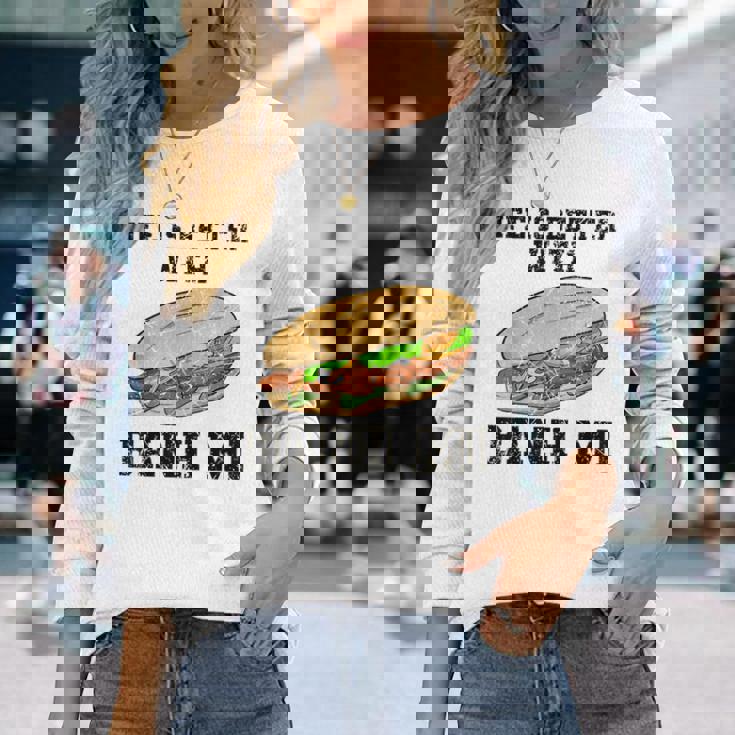 アジアンフード キッチン パン バゲット バインミー ベトナム ベトナム 長袖Tシャツ 彼女への贈り物